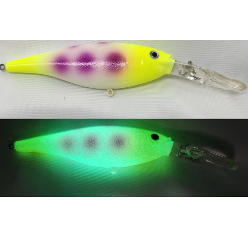 Custom Glow Berkley Flicker Shad