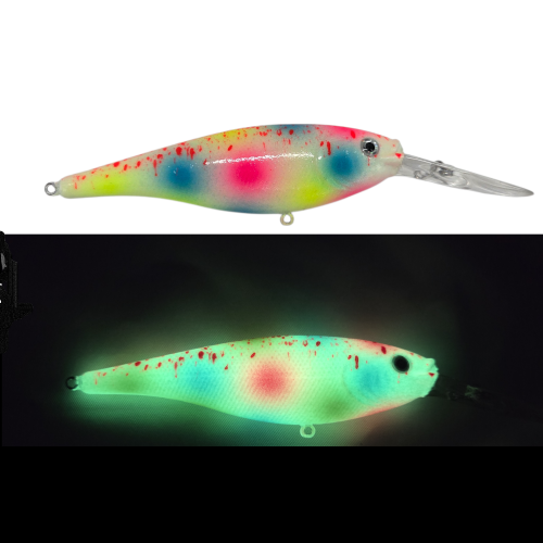 Custom Glow Berkley Flicker Shad