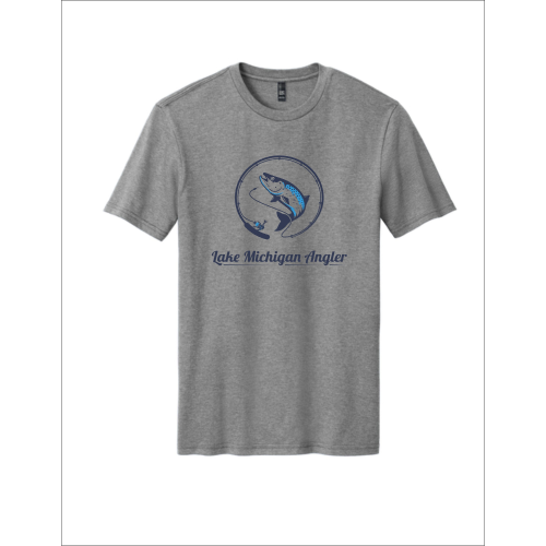 Gray T-shirt – Lake Michigan Angler