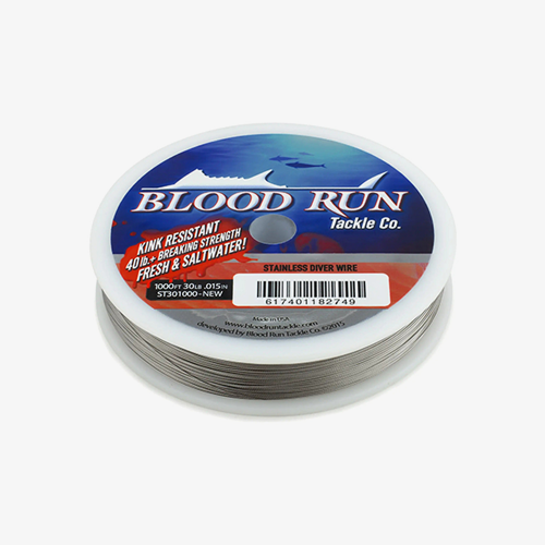 Blood Run Stainless Diver Wire
