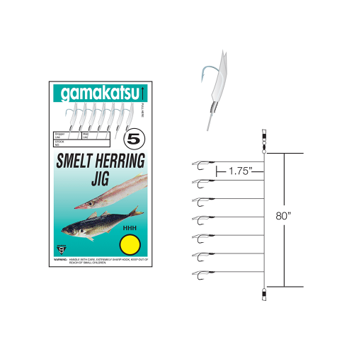 Gamakatsu Smelt Herring Jig - Sabiki Rig