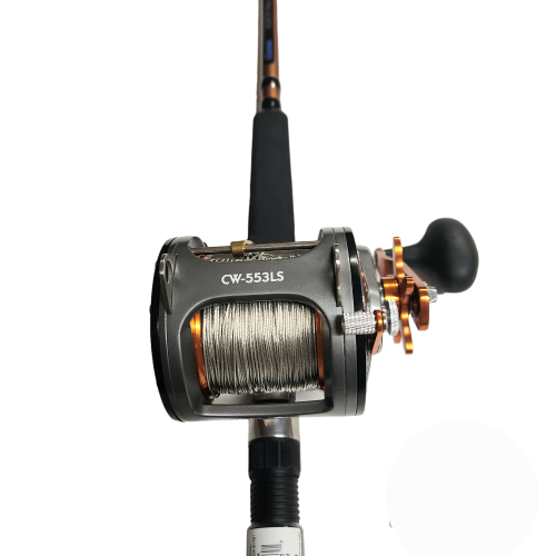 OKUMA COLD WATER Cw-553Ls Hi Speed Levelwind Pre-Spooled Weighted