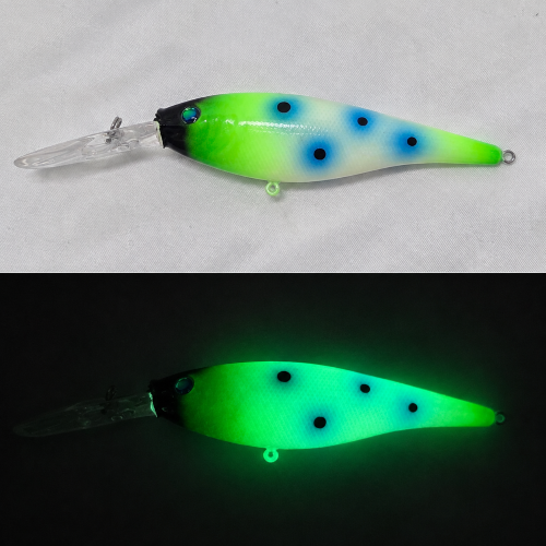 Custom Glow Berkley Flicker Shad