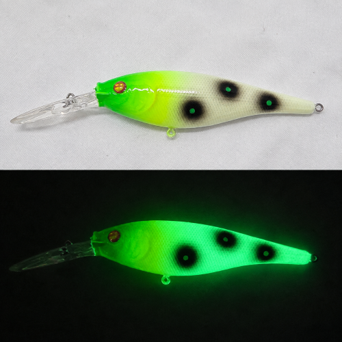 Custom Glow Berkley Flicker Shad