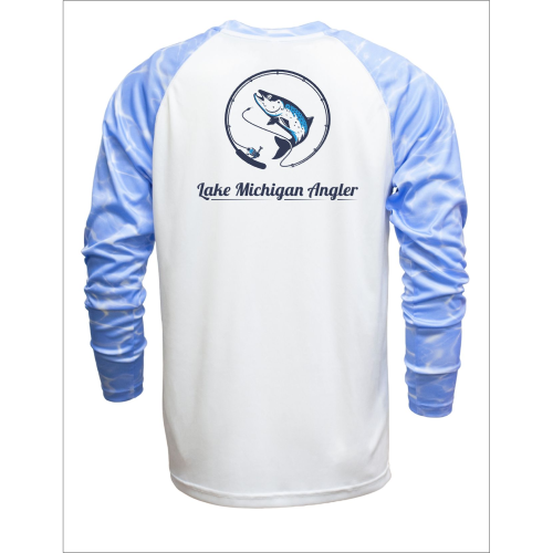 Lake Michigan Angler Long Sleave Shirt