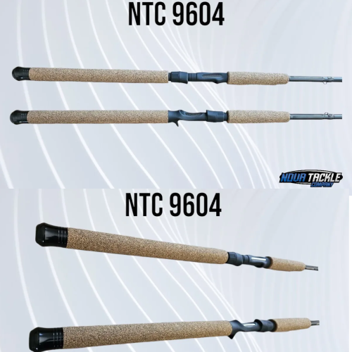 Nova Tackle NTC9604, 8ft 2 piece, 10-25lb Spinning Rod X-Fast Action