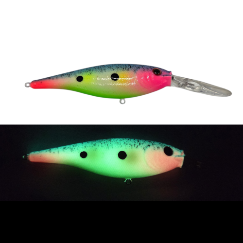 Custom Glow Berkley Flicker Shad