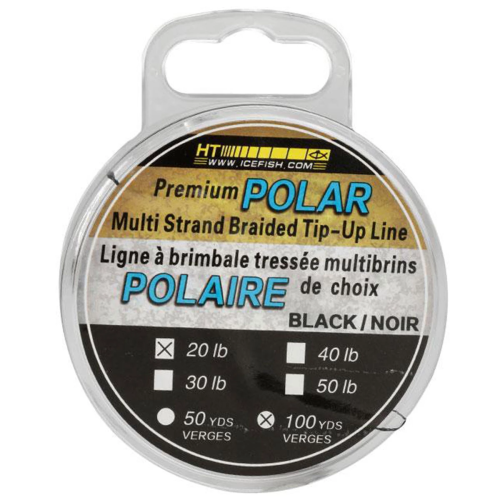 H.T. Enterprises Black Tip Up Line - 100 Yard