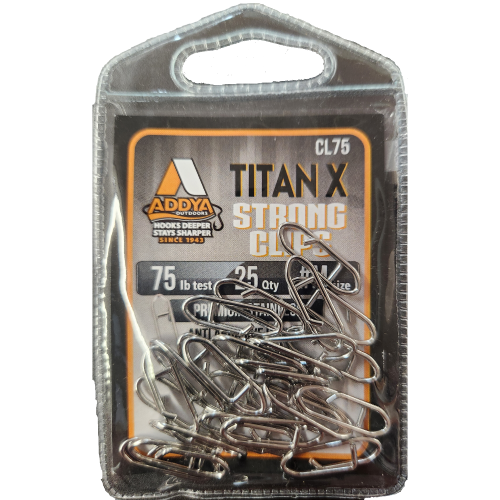 Addya Titan X Strong Clips 125lb #L/.098 inch Addya Titan X Strong Clips 125lb #L/.098 inch