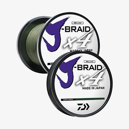 Daiwa J-Braid X4 Dark Green 300 Yards 40 lbs