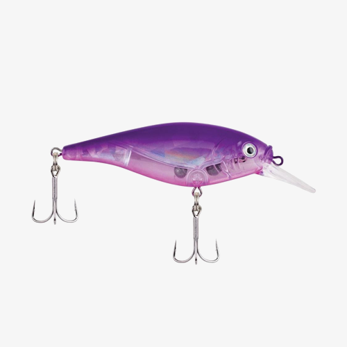 Berkley Flicker Shad Shallow Fishing Lure, Slick Purple Bengal, 2/7 Oz