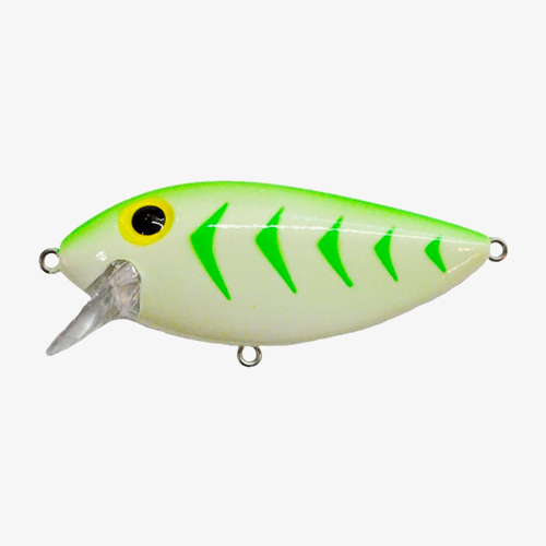 Brad's ThinFish Metallic Silver/Chartreuse (UV); 2 3/4 in.