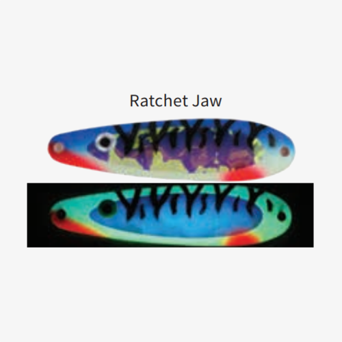 Moonshine Lures Walleye Spoon - Ratchet Jaw