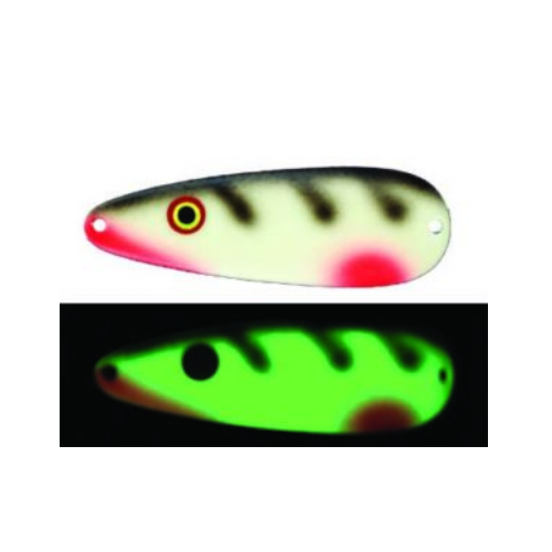 charetruese spoons fishing lure Moonshine Lures 3/4 oz. RV Casting Spoon, Agent Orange
