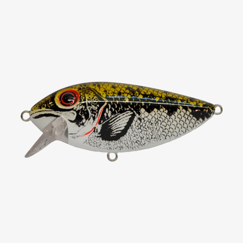 Brad's ThinFish Metallic Silver/Chartreuse (UV); 2 3/4 in.