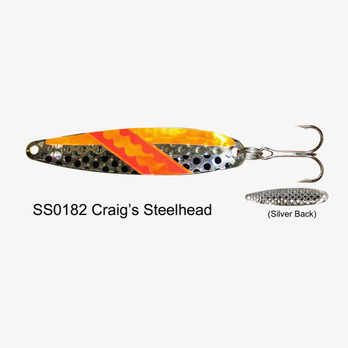  Dreamweaver Lure Co. Super Slim Double Orange Crush : Fishing  Spoons : Sports & Outdoors
