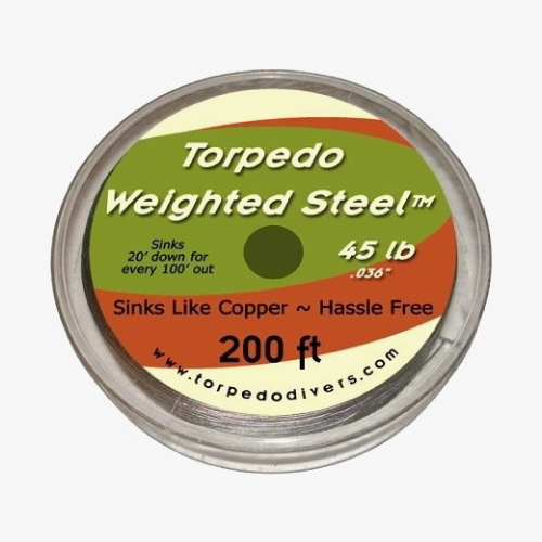 Torpedo Weighted Steel Wire - 45 lb. 200 ft.