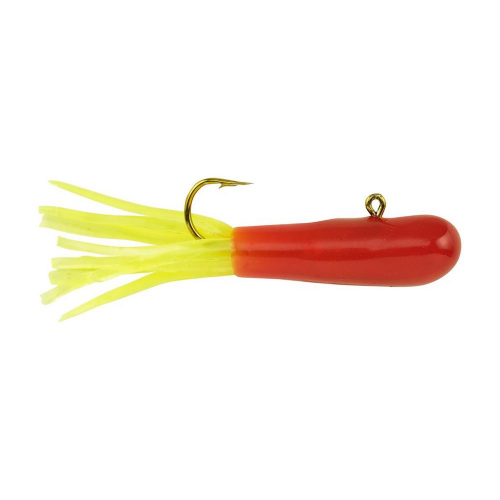 Berkley PowerBait Pre-Rigged Atomic Tubes, 1/32oz, Red Chartreuse