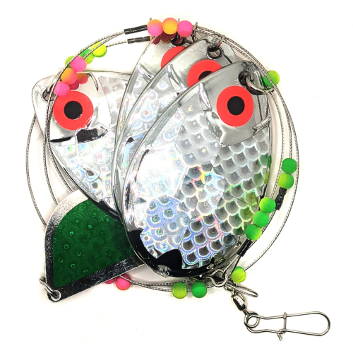 cow bells fishing lure Salmon Candy Cowbells – Lake Michigan Angler