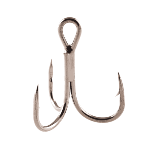 Gamakatsu 471 Bronze Round Bend Treble Hooks Size 6 Jagged Tooth Tackle