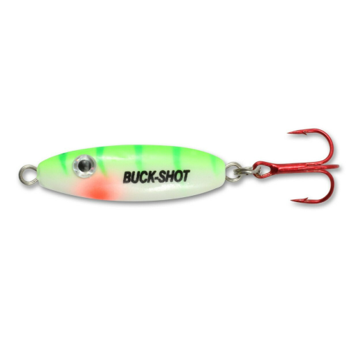 Northland UV Buck-Shot Spoon - Glo Perch